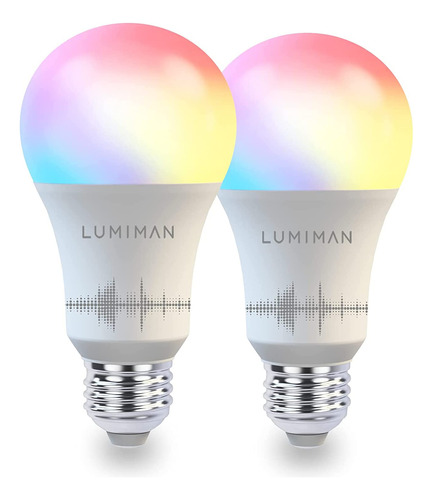 Lumiman - Bombilla Wifi Inteligente Con Luz Led Rgb Que Cam.