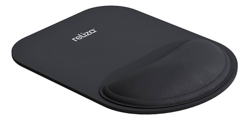 Mousepad Ergonômico Em Neoprene Nr17 Previne Ler Dort Reliza Cor Compact Preto Desenho Impresso Liso