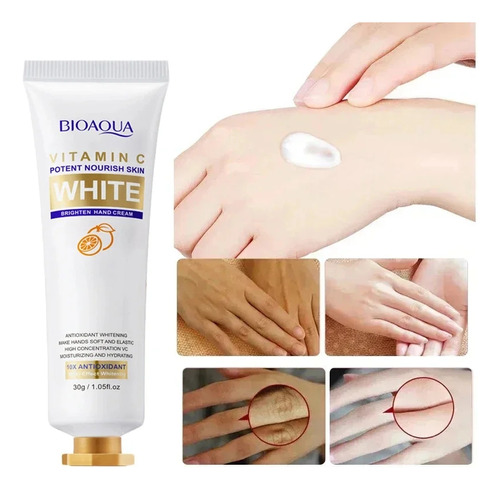 Crema Extracto De Vitamina C Bioaqua Aclara Manchas Manos