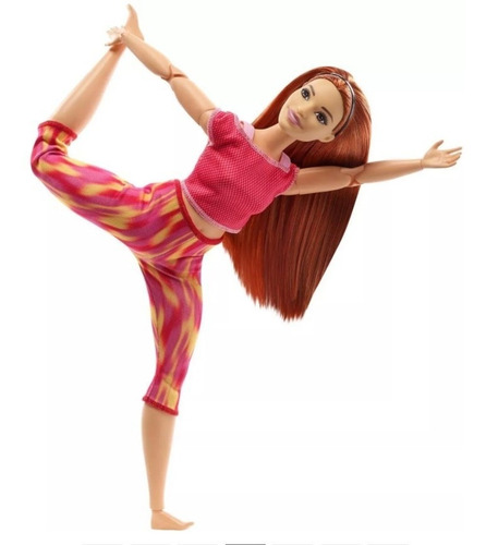 Imagem 2 de 7 de Barbie Feita Para Mexer Ruiva Curvilínea Plus Size Ms