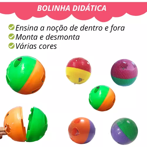 3 Brinquedos Didatico Bebe Menina Menino 1 Ano Bebe