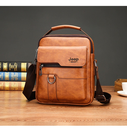Imagen 7 de 9 de Jeep Business Messenger - Bolso De Hombro Para Hombre