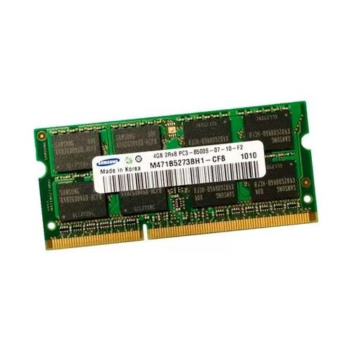 Memoria Ram Ddr3 4gb Pc3-8500 1066 Samsung Sodimm Lapto