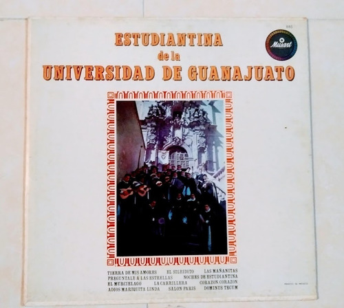 Rondalla Estudiantina De La Universidad De Guanajuato Lp 