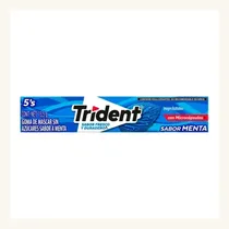 Comprar 10 Pza Goma De Mascar Trident Sin Azucar Sabor Menta 5 Pzas
