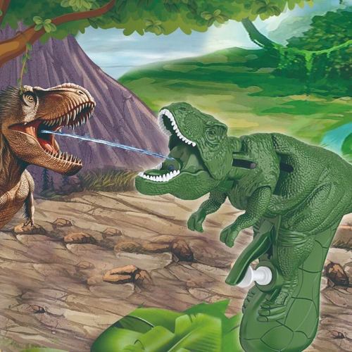 D - Juguete De Dinosaurio For Niños Que Dispara Chorros De