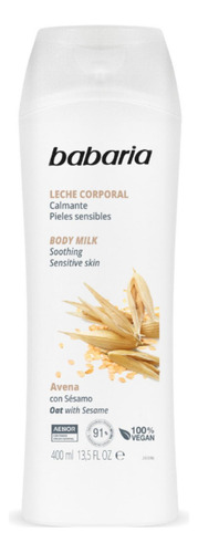 Crema Body Milk Avena 400 - Ml A $39 - Unidad a $44