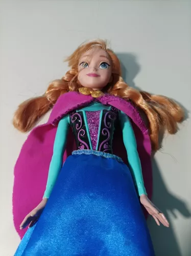 Boneca Disney Frozen Musical Magic Anna Mattel 2013 Rara