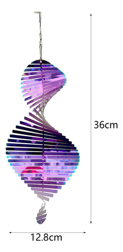 Campana De Viento 3d, Carillón De Viento De Acero