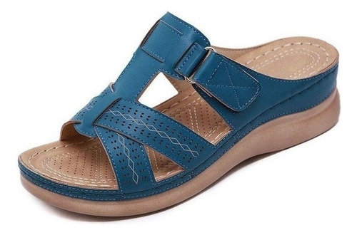 Verano Mujeres Cuña Premium Ortopédico Toe Abierto Sandalias