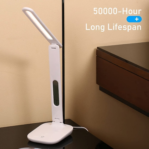 Lampara De Mesa Escritorio Con Pantalla Alarma Y Calendario.
