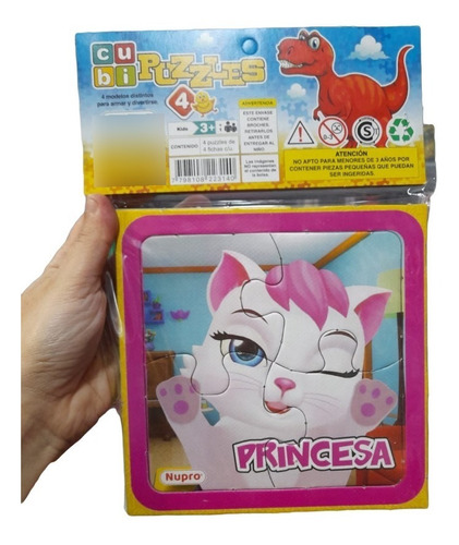 Rompecabezas Gatita 4 Piezas Nupro