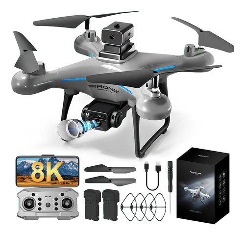 Mini Dron Professional Kistorm Conentool Remote Control Complete Cone Hd Camaras 2 Batería Gris Color 5.8 Ghz KY102