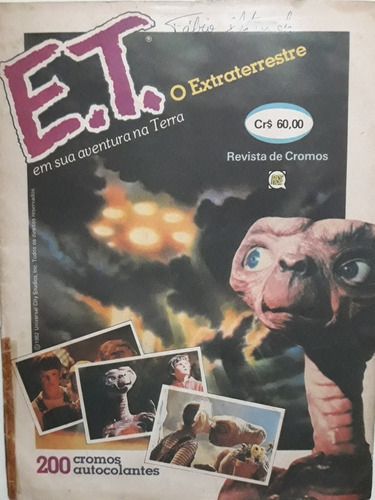E. T. O Extraterrestre Em Sua Aventura Na Terra 1982 (Usado)