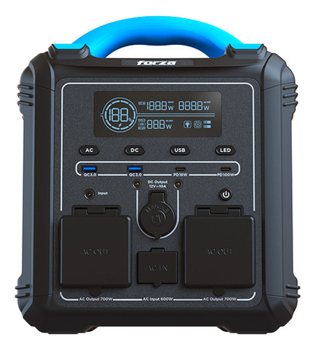 Fpp-t702 Generador Eléctrico Portátil De Baterías Lmfp 700w