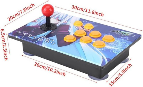Arcade Stick Kit Buttonsjoystick Arcade De Ocho Direcciones