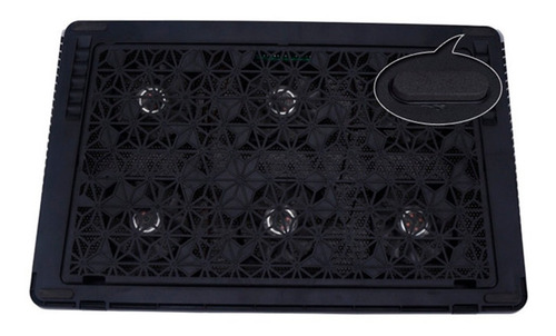 Imagen 4 de 4 de Base Refrigerante H8 Reclinable 6 Ventiladores Leds