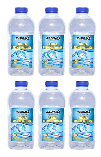 6 Litro Agua Desmineralizada Radnaq