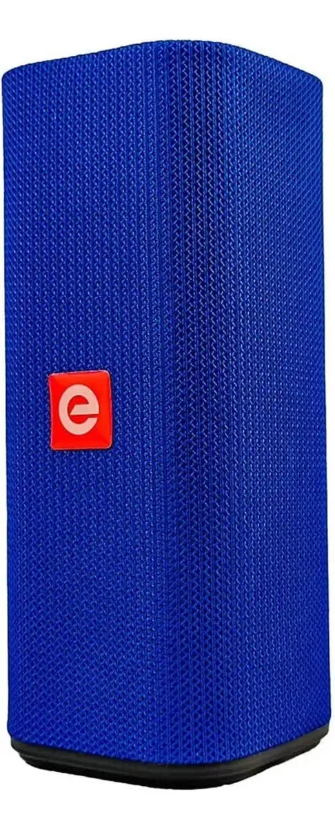 Caixa Som Bluetooth Portátil Exbom 10w Com Microfone Azul