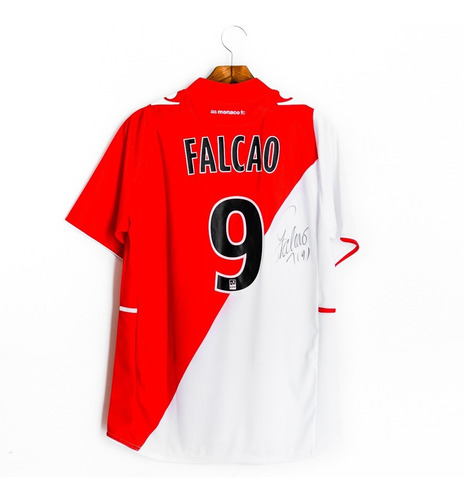 Camisas Masculinas Futebol Monaco Macron Falcao Garcia 9