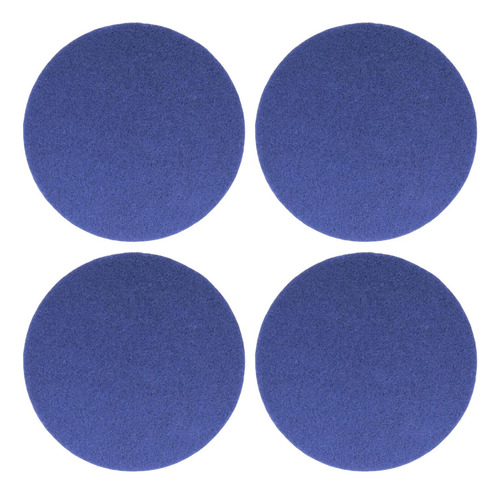 4 Almohadillas De Repuesto Para Fregona Redonda Para Azul