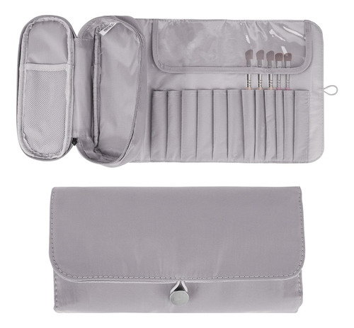 Bolsa De Brochas De Maquillaje Plegable Portátil Viajes Cosm