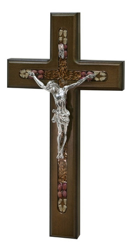 Cristo, Cruz, Crucifijo. Baño De Plata Cs-v