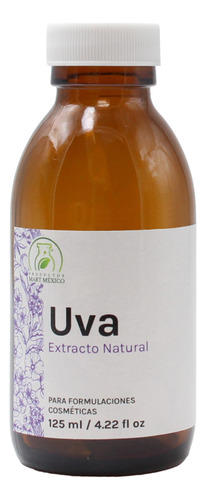 Extracto Natural De Uva Materia Cosmética 125ml Tipo De Piel Todo Tipo De Piel