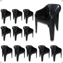 Comprar Kit Jogo 12 Cadeiras Poltronas Plastico Buffet Suporta 182kg