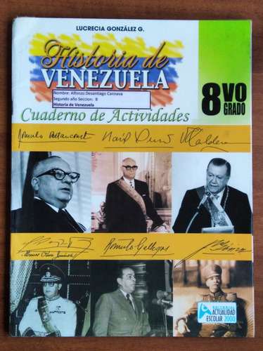 Historia De Venezuela 8vo Grado / Lucrecia González G.