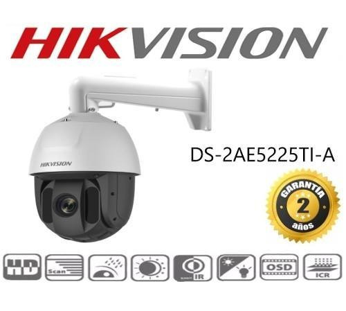 Cámara de seguridad Hikvision DS-2AE5225TI-A con resolución de 2MP visión nocturna incluida 