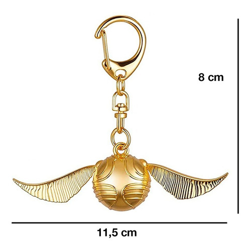 Imagen 3 de 4 de Harry Potter Llavero Metal Golden Snitch Hp8400