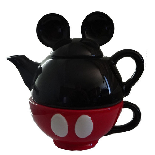 Disney Tetera Y Taza Mickey Mouse 90 Years Of Magic Ceramica