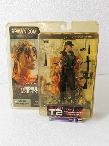 Figura Mcfarlane Toys Terminator Sarah Connor. Leer,fotos 