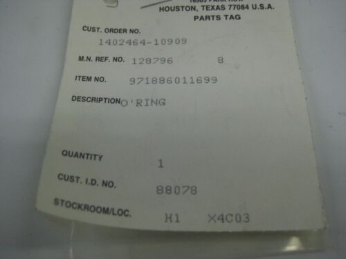 Masoneilan 971886011699 O-ring Nsmp Ttc