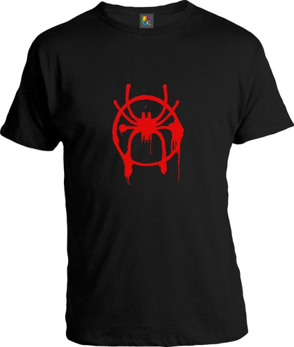 Remera Spiderman Miles Morales Logo - Ok Creativo