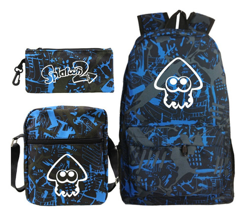 Mochila Splatoon Linda Para Niños Y Niñas, De Regreso A La E