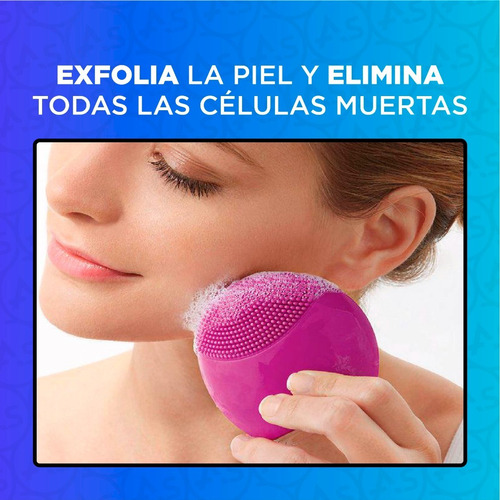Imagen 8 de 10 de Limpiador Facial Eléctrico Cepillo Masajeador Rostro Maquina