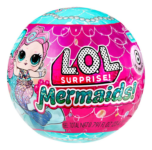 Lol Surprise Mermaids Tots Con Cola Que Cambia De Color, Haz