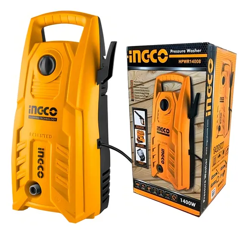 Hidrolavadora Ingco 1400w Alta Presión Carros Caiones