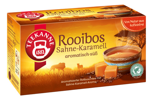 Teekanne - Chá Vermelho Rooibos Caramelo 35g
