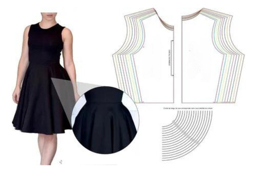 Molde Vestido Godê - Faça Em Casa - Costura & Moda