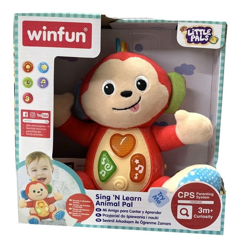 Winfun Peluche Soft Canta Y Aprende Interactivo Lny 275