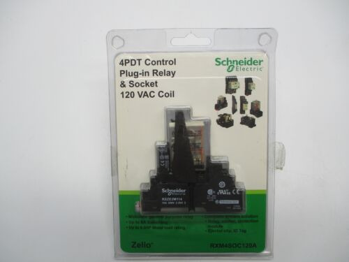 Schneider Electric Rxm4soc120a Relay Nsmp Ttc