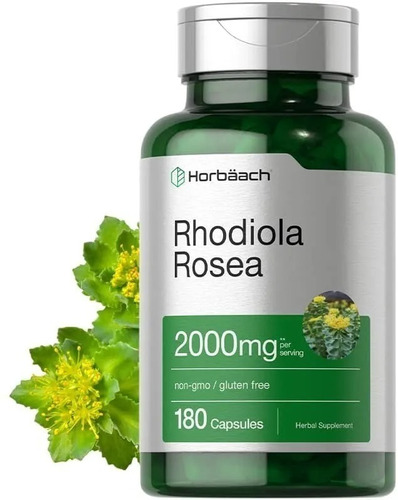 Rhodiola Rosea 2000 Mg Premium Energia Animo Salud 180 Caps