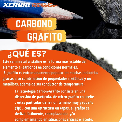 Aceite Semi-sintético Gp 10w40 Con Carbono-grafito 1l Xenum