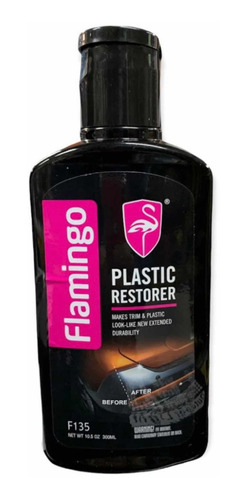 Restaurador Pulidor De Piezas Plasticas 300ml Flamingo