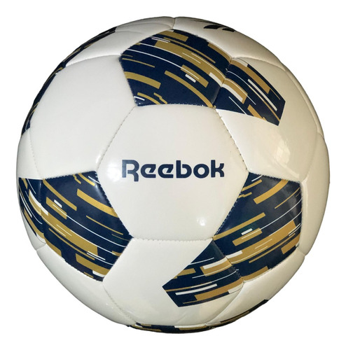 Balón Fútbol Reebok Training Blanco Dorado Número 5