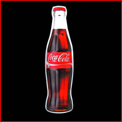 Anuncio Luminoso Caja De Luz Botella Coca Cola Clásica 50cm