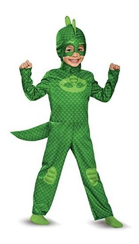 Disfraz De Gekko De Pj Masks Para Niños De Disguise, Multi C